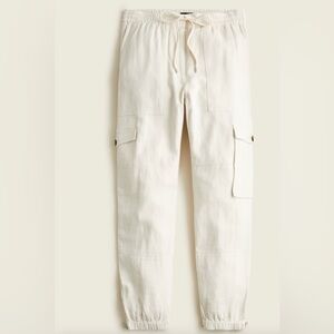 J. Crew Linen-Blend Cargo Pants
